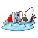 😭-Robo Santa, Telegram Sticker