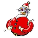 😂-Robo Santa, Telegram Sticker