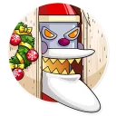 👀-Robo Santa, Telegram Sticker