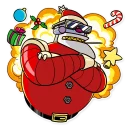 😎-Robo Santa, Telegram Sticker
