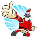 👍-Robo Santa, Telegram Sticker