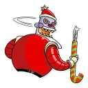💀-Robo Santa, Telegram Sticker