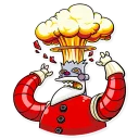 💥-Robo Santa, Telegram Sticker