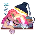 😴-Rock'n'Dog, Telegram Sticker