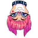 🙃-Rock'n'Dog, Telegram Sticker