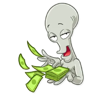 🤑-Roger Smith, Telegram Sticker
