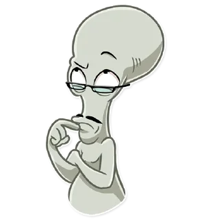 🤔-Roger Smith, Telegram Sticker