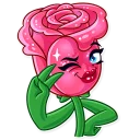 😉-Romantic Flowers, Telegram Sticker