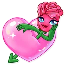 💘-Romantic Flowers, Telegram Sticker