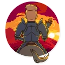 👋-Romantic Knight, Telegram Sticker