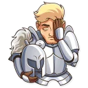 🤦-Romantic Knight, Telegram Sticker