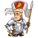 👍-Romantic Knight, Telegram Sticker