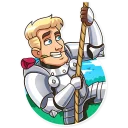 🌹-Romantic Knight, Telegram Sticker