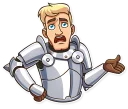 ☹-Romantic Knight, Telegram Sticker