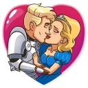 😘-Romantic Knight, Telegram Sticker
