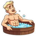 🛀-Romantic Knight, Telegram Sticker