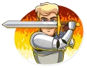 😏-Romantic Knight, Telegram Sticker