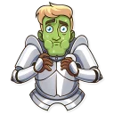 🤢-Romantic Knight, Telegram Sticker