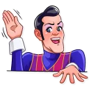 👋-Robbie Rotten, Telegram Sticker