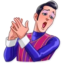 👏-Robbie Rotten, Telegram Sticker