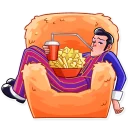 🍟-Robbie Rotten, Telegram Sticker