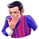 😂-Robbie Rotten, Telegram Sticker