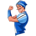 💪-Robbie Rotten, Telegram Sticker