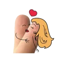 🤝-Fingers, Telegram Sticker