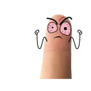 👇-Fingers, Telegram Sticker