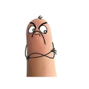 🖕-Fingers, Telegram Sticker