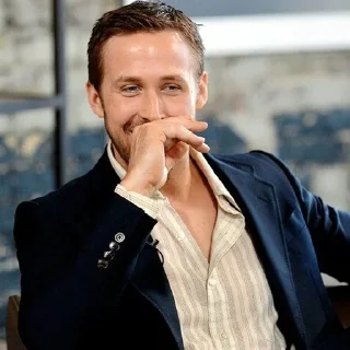 😂-Ryan Gosling, Telegram Sticker