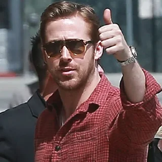 👍-Ryan Gosling, Telegram Sticker