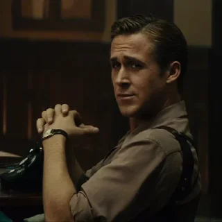 🤨-Ryan Gosling, Telegram Sticker