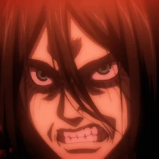 🔥-attack on titan, Telegram Sticker