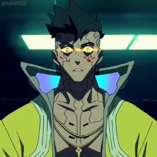 👿-Cyberpunk Edgerunners, Telegram Sticker