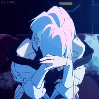 🤦‍♀-Cyberpunk Edgerunners, Telegram Sticker