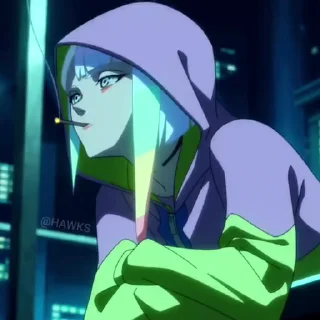 🚬-Cyberpunk Edgerunners, Telegram Sticker