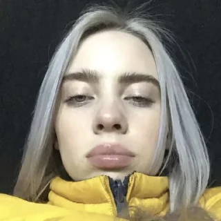 💙-Billie Eilish, Telegram Sticker