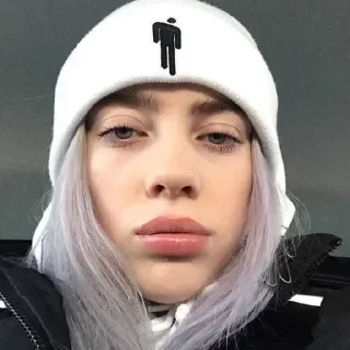 💙-Billie Eilish, Telegram Sticker