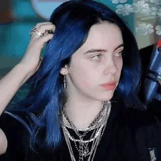 💙-Billie Eilish, Telegram Sticker