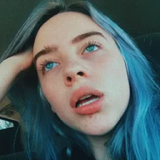 💙-Billie Eilish, Telegram Sticker