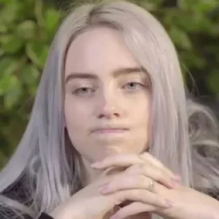 💙-Billie Eilish, Telegram Sticker
