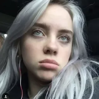 💙-Billie Eilish, Telegram Sticker