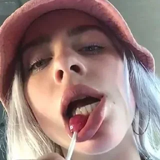 💙-Billie Eilish, Telegram Sticker