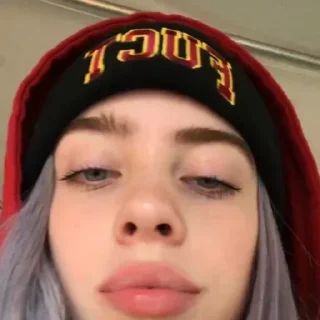 💙-Billie Eilish, Telegram Sticker