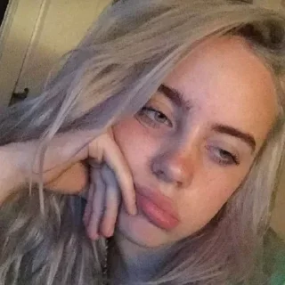 💙-Billie Eilish, Telegram Sticker