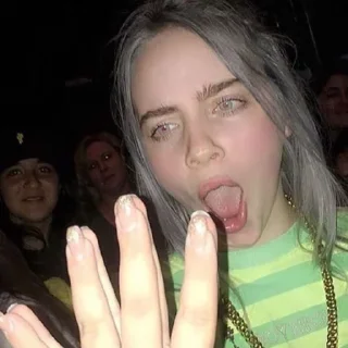 💙-Billie Eilish, Telegram Sticker