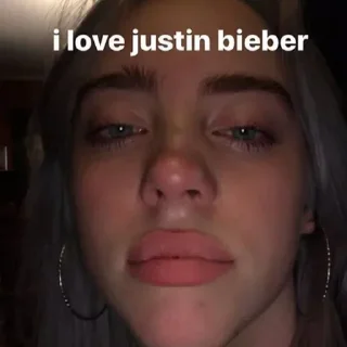 💙-Billie Eilish, Telegram Sticker