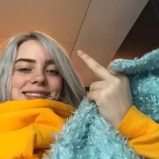 💙-Billie Eilish, Telegram Sticker