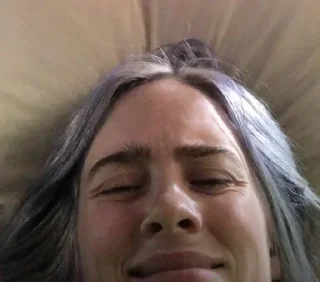 💙-Billie Eilish, Telegram Sticker